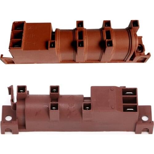 2 Pcs 220-240V Gas Stove Ac Pulse Igniter Gas Water Heater Parts Igniter for Cooktop Range - Six Terminals & Four Terminal