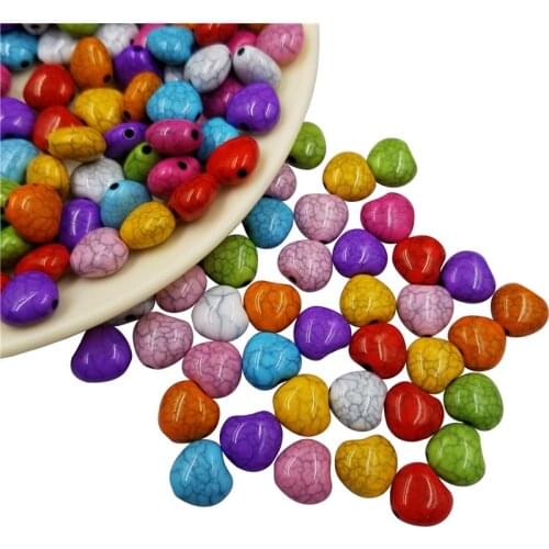20Pcs 10mm Heart Shape Acrylic Beads For DIY Jewelry For Jewelry Making Christmas Gift Bracelets