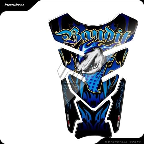 3D Motorcycle Tank Pad Gel Protector Sticker Bandit Tankpad Case for Suzuki Bandit 600 650 1200 1250 650S 600S ABS
