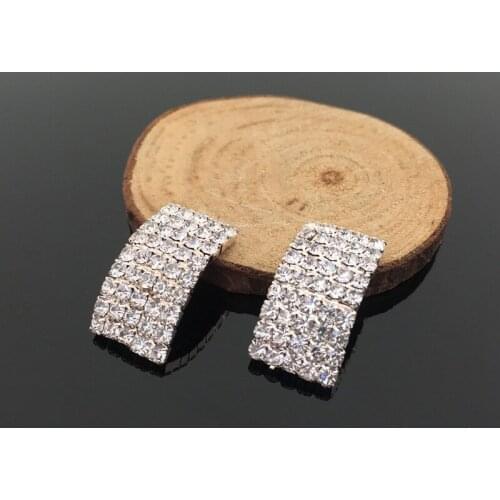 50pcs Full Diamond Crystal Rhinestone Appliques strass Jewelry Hairpin Hair Clip Headwear Accessories Wedding Dress Shoes Decor