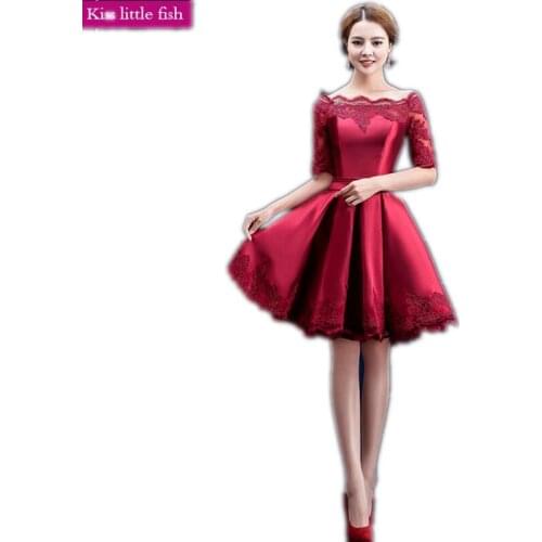 7598 Free shipping New arrive prom dresses short Cheap Dress for graduation Fast shipping
