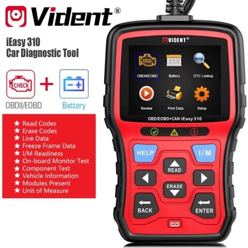 Vident iEasy310 Car Diagnose Tool CAN OBDII/EOBD Code Reader with high quality