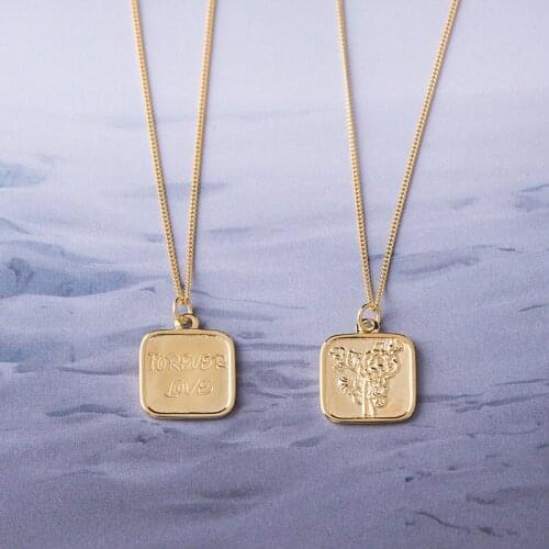 Letter FOREVER LOVE brand necklace 100% 925 Sterling silver nacklace Jewellery Clavicle chain pendant charms