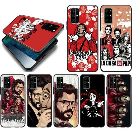 Spain TV Money Heist House Silicone Cover For Huawei Honor 10i 10 9C 9A RU 9X 9N 9S 9 Pro Lite Play 3E V9 Black Phone Case