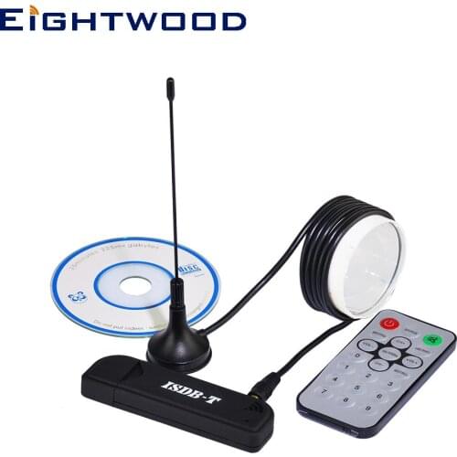Eightwood Freeview Digital ISDB-T USB TV HDTV Tuner Stick Receiver Recorder With Remote Brazil DIGITAL DVB-T T2
