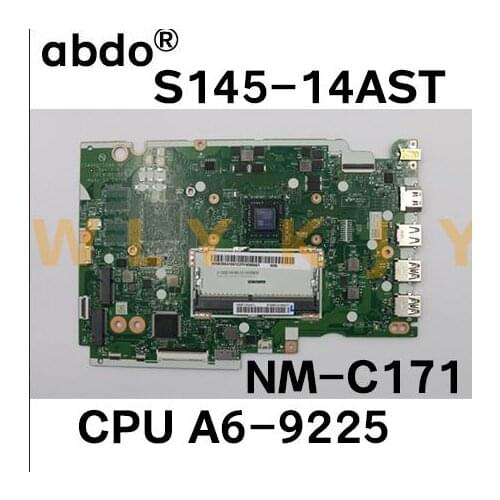 For Lenovo IdeaPad S145-14AST laptop motherboard NM-C171 motherboard CPU A6-9225 UMA FUR 5B20S41898 100% test work