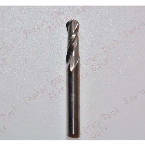 6mm*15mm,10pcs,Free shipping 2 Flutes Ball Head End Mill,CNC milling Cutter,Solid carbide Woodworking relief Bit,wood Cutter