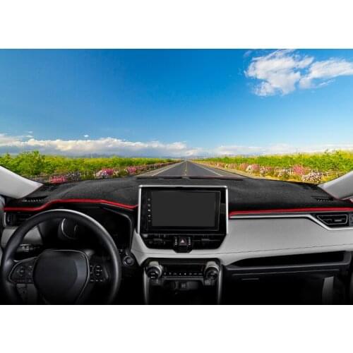 For Toyota RAV4 RAV 4 2019 2020 Car Dashboard Cover Mats Avoid Light Pad Instrument Platform Non Slip Desk Carpet Accessories