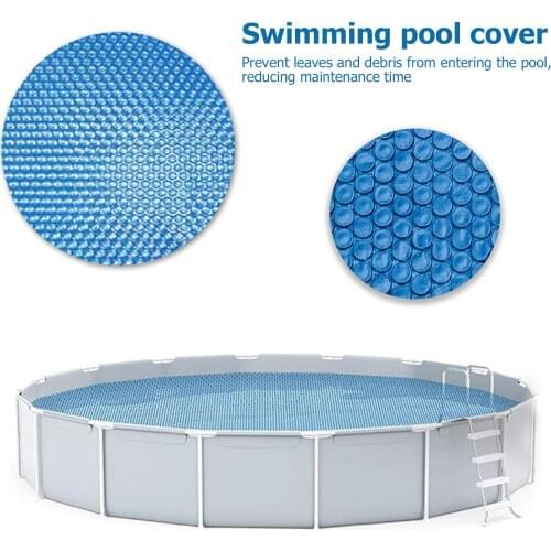 Swimming Pool Round Solar Cover Protector Pool Blue Bubble Film Sunscreen Insulation Film Outdoor swimming pool accessories