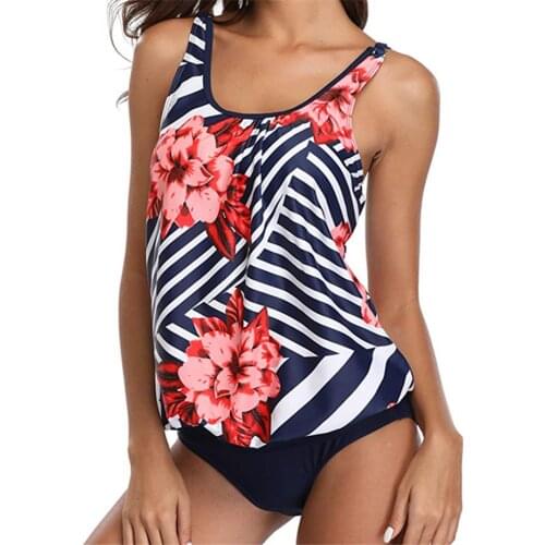 2020 Sexy High Waist Bikini Print Swimsuit Women Large Size Swimwear Summer Beachwear Plus Size XXXL Brazilian Bathing Suit Swim