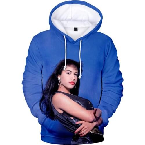 Newest Mode Harajuku Selena quintanilla 3D Hoodies Vrouwen/Mannen Sweatshirts Streetwear Kpop 3D Selena quintanilla Hip Pop