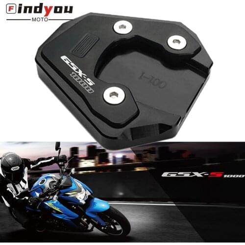 New For SUZUKI GSX-S 1000 GSXS1000 GSX-S1000 2017-2019 2018 high quality Motorcycle CNC Side Stand Enlarge Extension Kickstand