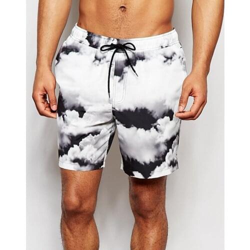 New summer men beach shorts 2021 men sexy swimwear gym sports shorts swim trunk surf swimsuits men loose swimming bikini shorts