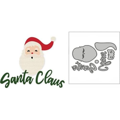 New Smile Santa Claus Avatar Hat 2020 Metal Cutting Dies for DIY Scrapbooking and Card Making Decorative Embossing Mold No Stamp