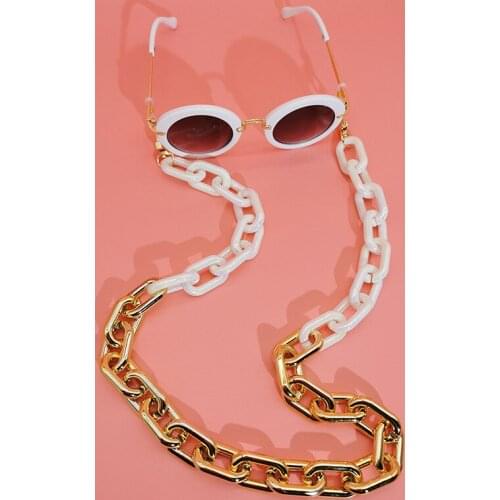 Thick Acrylic Shoulder Strap Glasses Chain for Women Men Face Mask Lanyard Glasses Chain Mask Neck Holder Cord Sunglasses Strap