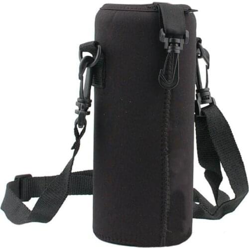 1000ML Water Bottle Cover Bag Pouch Water Bottle Carrier Insulated Bag Pouch Holder Shoulder Strap Bicycle Riding Accessories