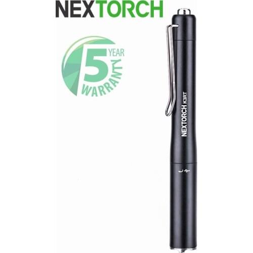 NEXTORCH LED Pen Light Rechargeable Flashlight Small EDC 330 Lumens Penlight for Inspection Repair Camping K3RT