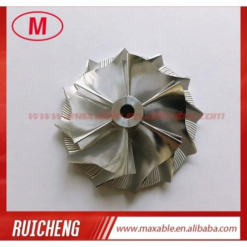 TD03 10T 35.57/46.00mm 6+6 blades Reverse high performance turbo billet/milling compressor wheel for 49131-07005/49131-07015