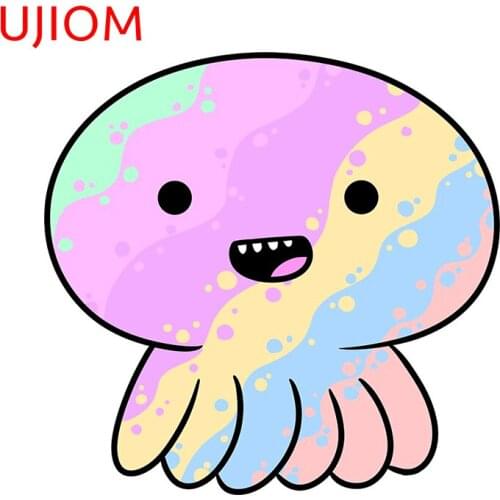 UJIOM Cute Pastel Jellyfish Doodle Childrens Bedroom Decor Decals Living Room Decor Bedroom Accessories Wall Decal Mural Art