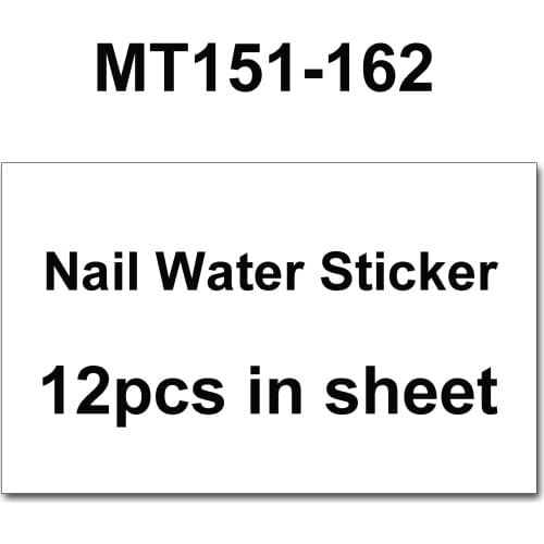 New 12 Sheets/Lot Nail MT151-162 Mix Cartoon Moon Magic Girl Nail Art Water Transfer Decal Sticker For Nail Art Tattoo