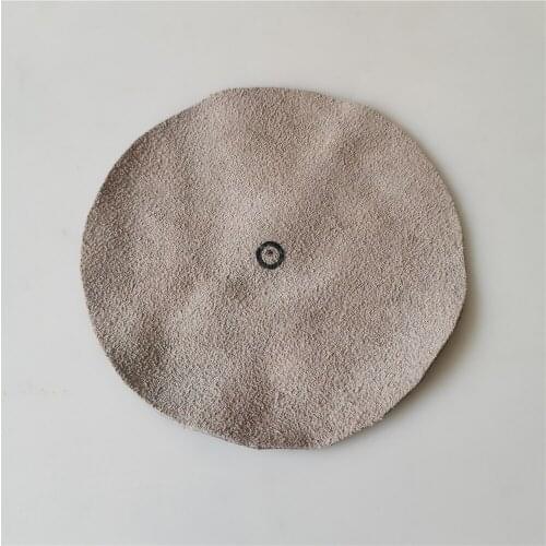 2PCS 6 Inch 150mm Round Sandpaper Disk Sheepskin Polished Material Jade Agate Amber Wax Jade Bracelet Processing Tool