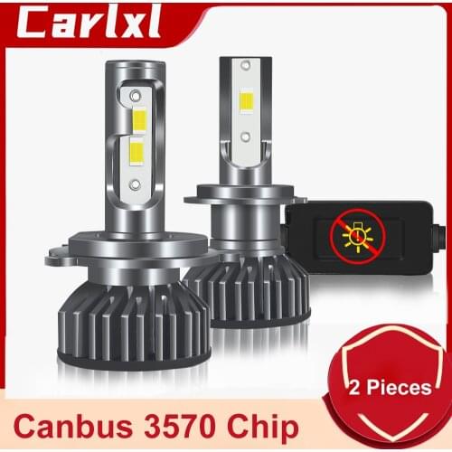 Carlxl Car Light H4 LED 20000LM H7 LED Car Headlight H1 Auto LED Bulb H8 H9 H11 9005 HB3 9006 HB4 9012 Fog Lamp 6500K 8000K 12V