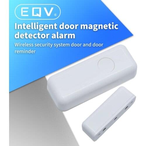 Wireless Magnetic Door & Window Sensor EV1527 Coding Mode RF 433MHz for Home Security Alarm System Home Burglar Alarm Kits