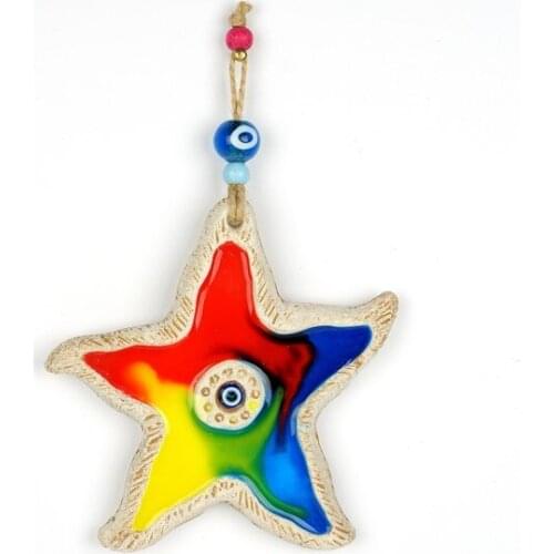 Big Store Decorative Ceramic Sea Star Figured wall Decoration wall graphics gráficos de parede настенная графика