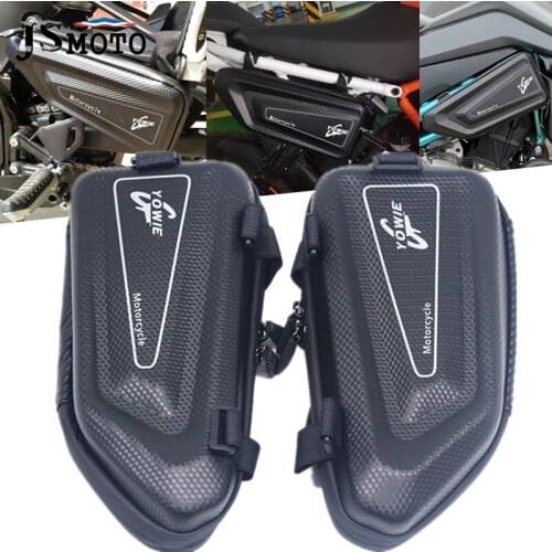 For Yamaha YZF R1 YZF R6 YZF R25 FZ1 FZ6 FZ8 Motorcycle Triangle Hard Shell Bag Waterproof Side Tool Bag Accessories