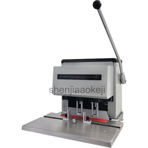 220-240v Electric three-hole drilling machine financial document binding machine electric ticket file drilling machine porous