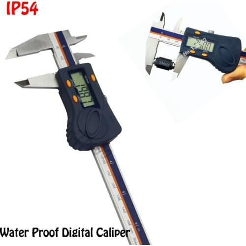 Hot sale IP54 water proof digital caliper Electronic vernier caliper 0-150mm 6inch digital Schieber gauge caliper micrometer