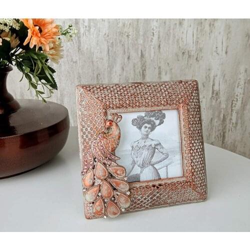 Vitale Pin Copper Peacock Photo Frame PIM TAVUS BIRD FOT. FRAME 2-AK.EZ0104