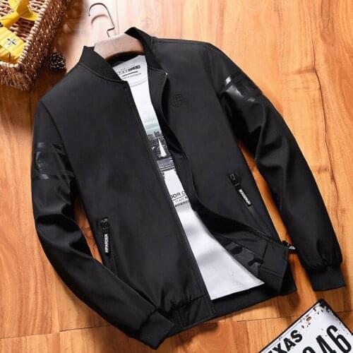 Ovesize 6XL Bomber Jackets Men Autumn Spring Casual Thin Windbreaker Fashion Mens Jackets and Coats Veste Homme