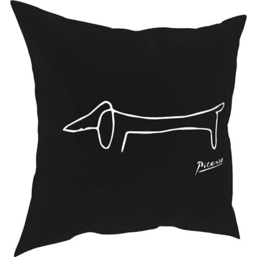 Pablo Picasso Dog Lump Square Pillow Case Cushions for Sofa Surrealism Art Customized Pillowcase