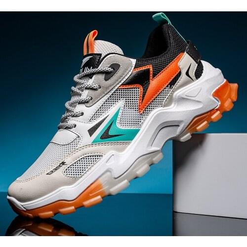 2020 New Men Shoes Comfortable Lace Up Mens Shoes Casual Lightweight Mesh Men Sneakers Breathable Summer Footwear Sport Comfort