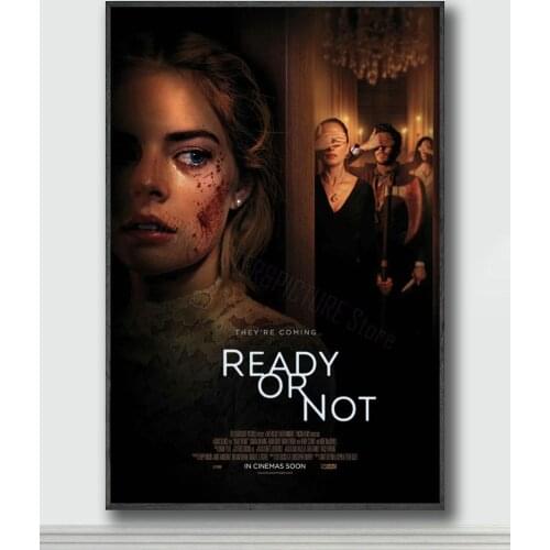 NJ091 Ready or Not Movie 1 Silk Posters and Prints wall art Art Poster Home Decor
