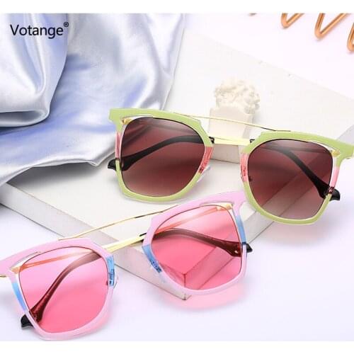Polarized Sunglasses Women Sun Glasses Luxury UV400 Shades Eyewear Square Metal Vintage gafas Oculos De Sol Feminino E099