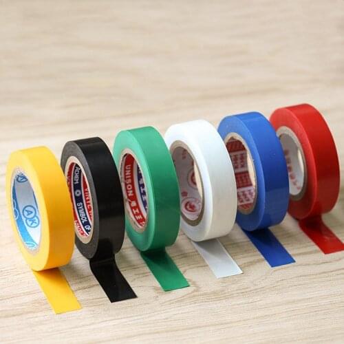 1Pcs 6 Colors Insulation Tape Electrical And Electrician Environmentally Friendly Flame Retardant Tape