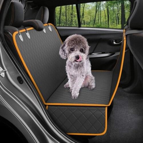 Dog Car Seat Cover Luxury Car Travel Pet Dog Carrier Car Bench Seat Cover Waterproof Pet Hammock Mat Cushion Dog Protector Seat