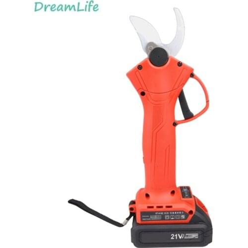 21V Electric Pruning Shears Garden Tools Wireless Rechargeable Pruning Machine Lithium Fruit Tree Shears Thick Branch Shears