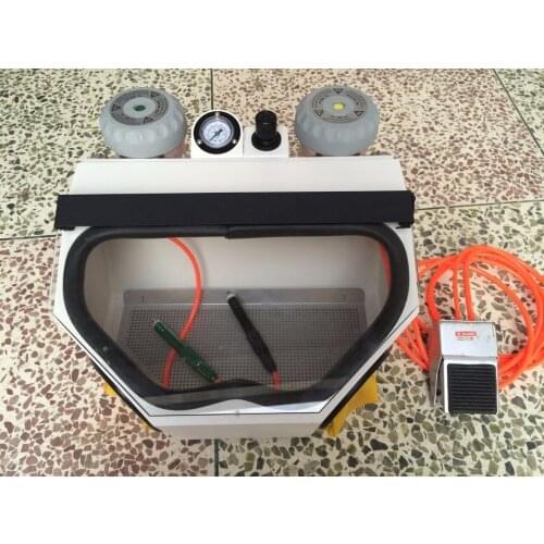 Precision Jewelry Sandblasting Machine 220V Universal Sandblaster Dental Lab Equipment
