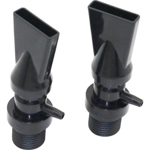 Fish Tank Duckbill Sprinkler Universal Adjustable Pump Water Output Nozzle Aquarium Water Pipe Connectors 2 Pcs