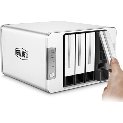 3.5"/2.5inch 4Bay HDD NAS for home/office cloud storage 2.4Ghz CPU 2G DDR3 100Mb/s with RAID function Support Samba/AFP/NFS/FTP