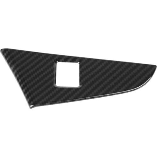 For BMW 5 Series G30 17-18 Carbon Fiber Interior Tail Door Switch Frame Cover Trim Left Hand Car Accessories Interior Automobile