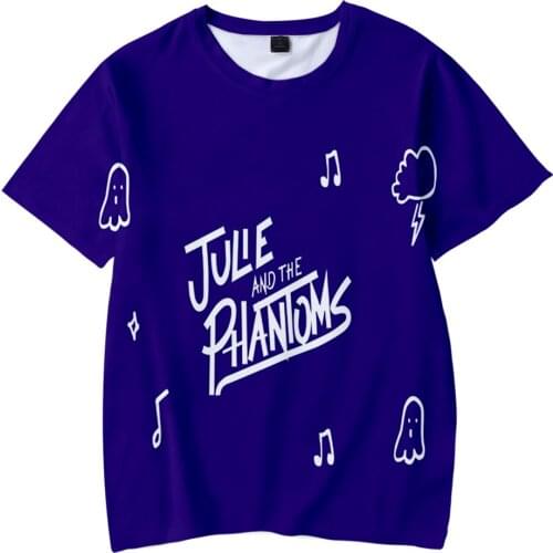 Funny Personalized Tshirt Julie And The Phantoms T shirt Summer Casual Boys Girls Tops Sunset Curve T Shirt Plus Size Clothing