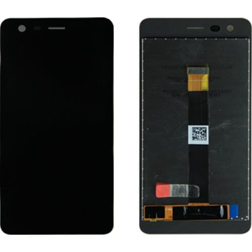 N2 Screen for Nokia 2 LCD Display and Touch Screen Digitizer Assembly Replacement Parts 5.0" LCD for Nokia N2 Display TA-1029
