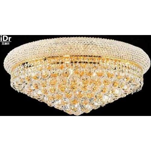 Gold Ceiling lamp bedroom modern living room lamps crystal lamps European design lamp 60cm W x 30cm H