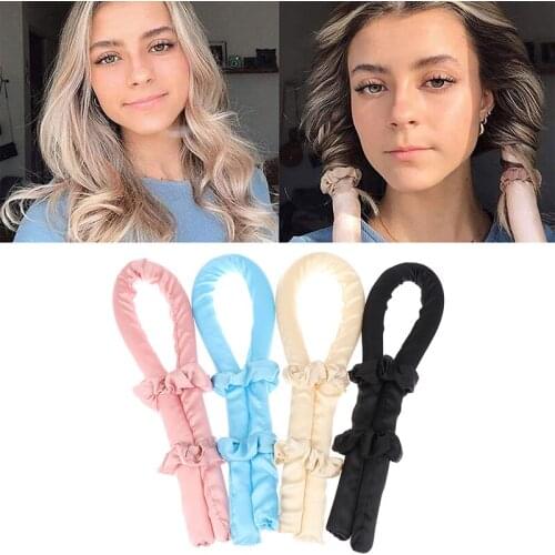1Pc Sleeping Hair Rollers Flexible Curling Rods Magic Wave Hair Curler No Heat