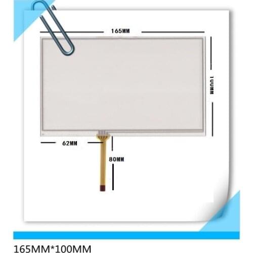 165*100 New handwritten 7 inch car DVD navigation GPS touch screen panel 165MM*100MM Free shipping