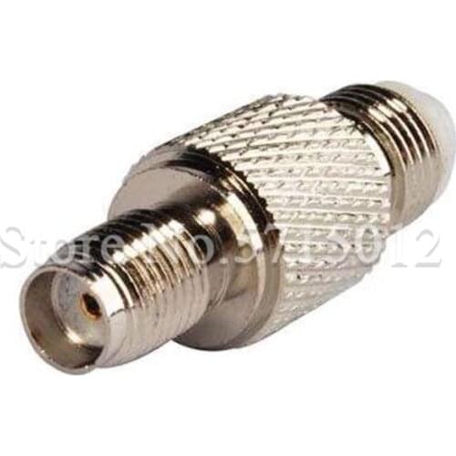 2pcs FME/SMA-KK RF Coaxial Cable Connector Adaptor FME Famale Head Turn to Famale Head Plug Interface SMA Converter